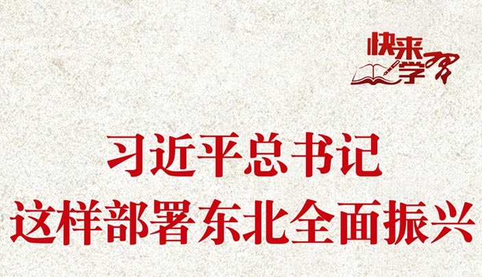 学习进行时·快来学习丨习近平总书记这样部署东北全面振兴